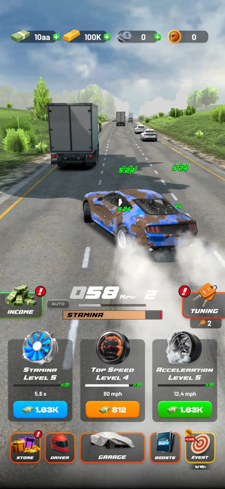 Highway Drift gameplay screenshot